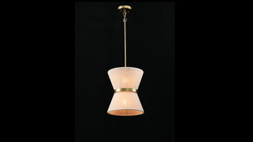 Penny Large Burnished Brass Pendant Light + Reviews