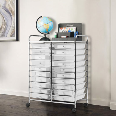 34'' H x 25'' W Utility Cart with Wheels