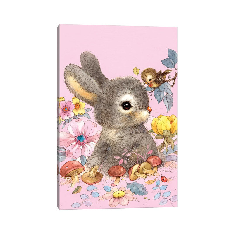 «Baby Bunny» par Giordano Studios, impression sur toile tendue, H 12 po x l 8 po x P 0,75 po