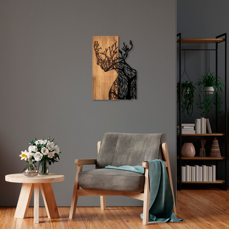 Décoration murale en bois
