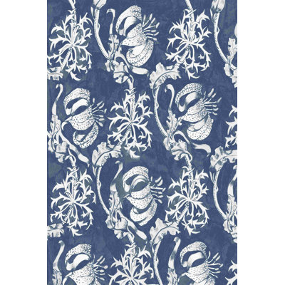 Indigo floral Chintz I