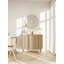 Two-Door Oiled Oak Chest of Drawers