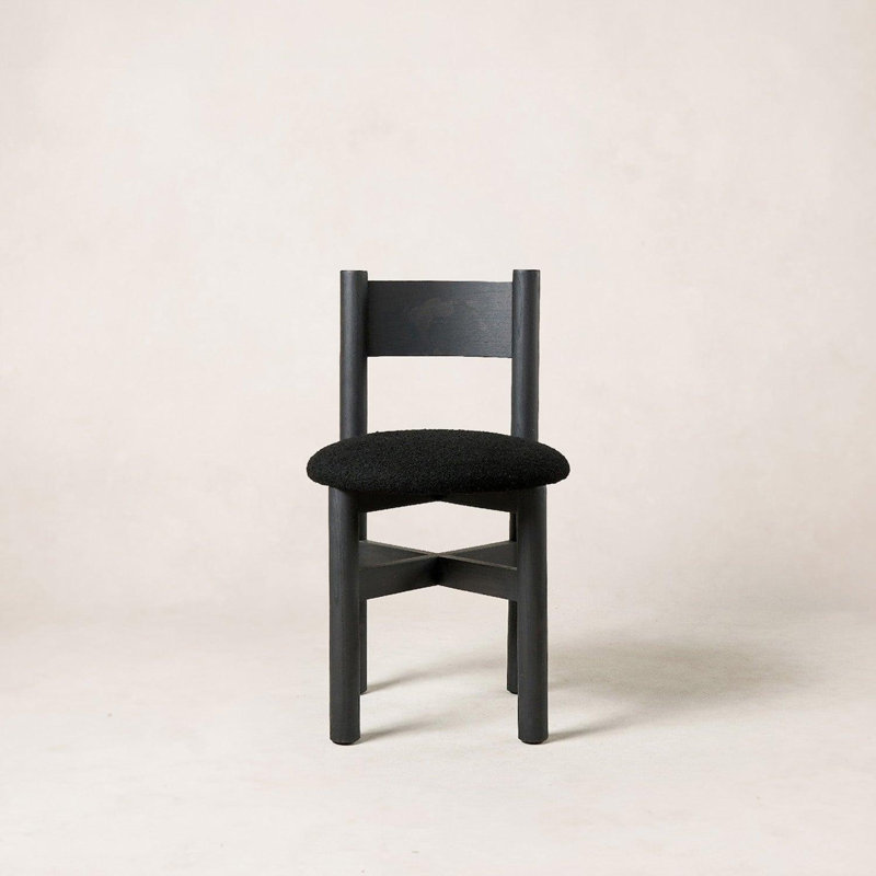Teddy Dining Chair, Teddy Black, Black