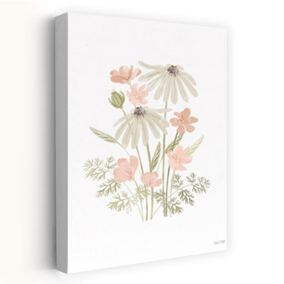 Daisies In Bloom Abstract Contemporary Daisy Flower Landscape Art