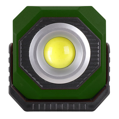 500 Lumen Led Rechargeable Solar Work Light With Magnetic Base, Charge By Usb/Solar