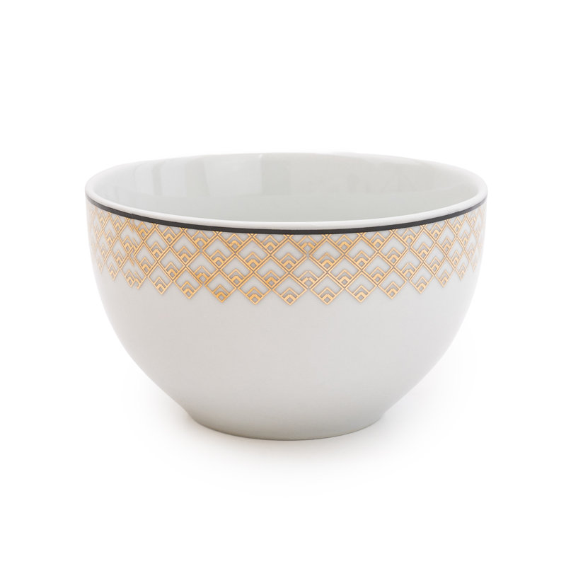 Valda 300ml Deco Glam Rice Bowl