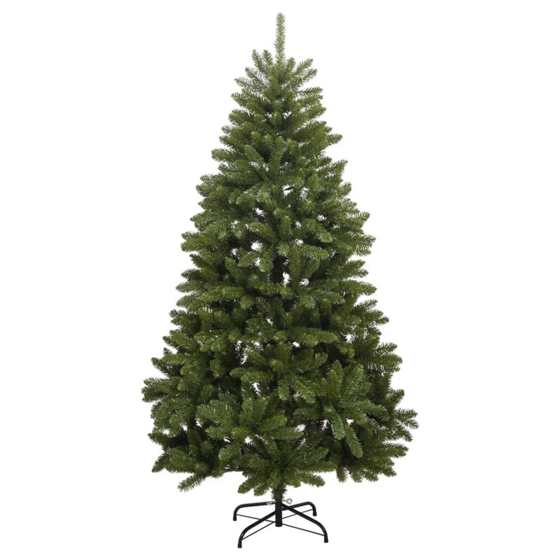 Arbre de Noël artificiel - support inclus, H 4,93 pi, Blanc, Non pré-éclairé