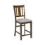 Chaises de salle à manger seulement, ensemble de chaises de salle à manger à hauteur de comptoir pour 4 personnes, chaise de cuisine avec siège rembourré