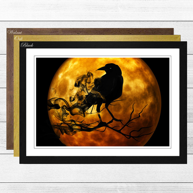 Single Picture Frame Print, Black