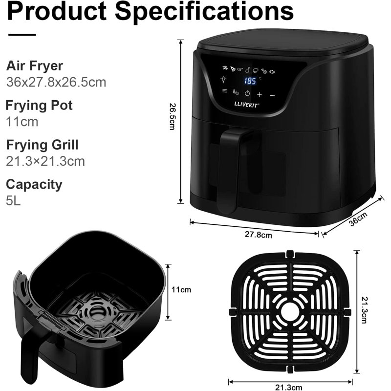 WOLTU 5L Air Fryer Oven