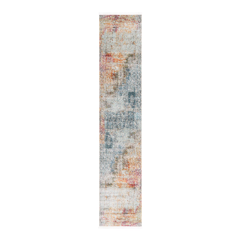 Folmar Abstract Indoor Rug, Runner 2'7" x 13'