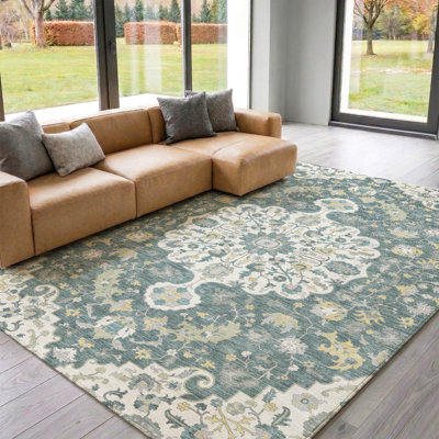 Villers Washable Oriental Indoor/Outdoor Rug