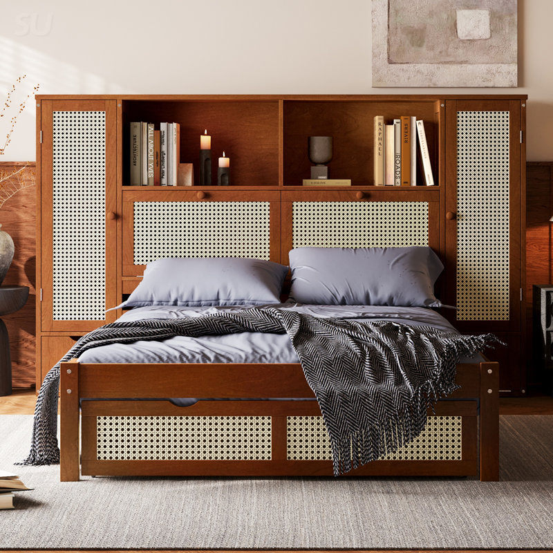 Bed For Bedroom, Walnut