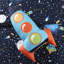 Ensemble de courtepointe réversible Universe-1733834383