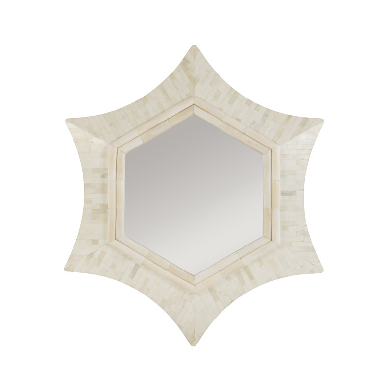 Hexagon Bone Mirror