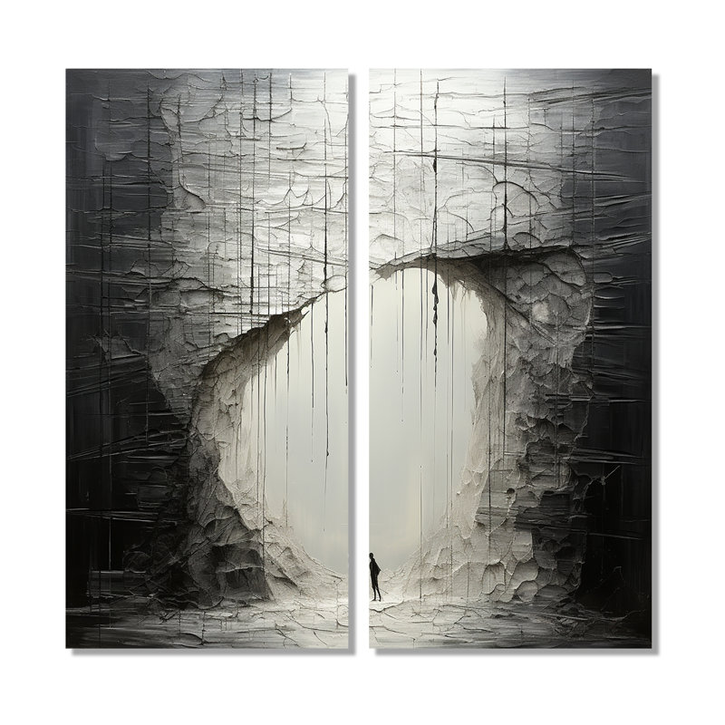 Minimalisme, solitude, méditation, impression sur toile, H 32 po x l 32 po, Toile tendue sur cadre, Ne s’applique pas