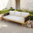 Wood Patio Sofas with Cushions