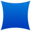 Voile d'ombrage carré Amgo 200 g / m², blocage UV 95%-55463304-103232797