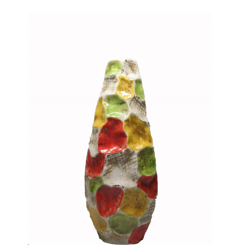Vase de table en céramique Christianna, H 12 po x l 5 po x P 4 po
