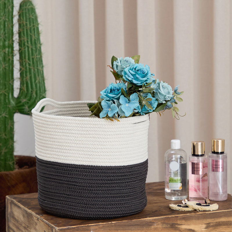 Panier décoratif 100% jute
