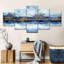«Abstract Landscape Landscape», ensemble de 5 pièces sur toile-92764042