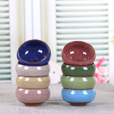 Mini pot à fleurs simple et délicat pour jardin