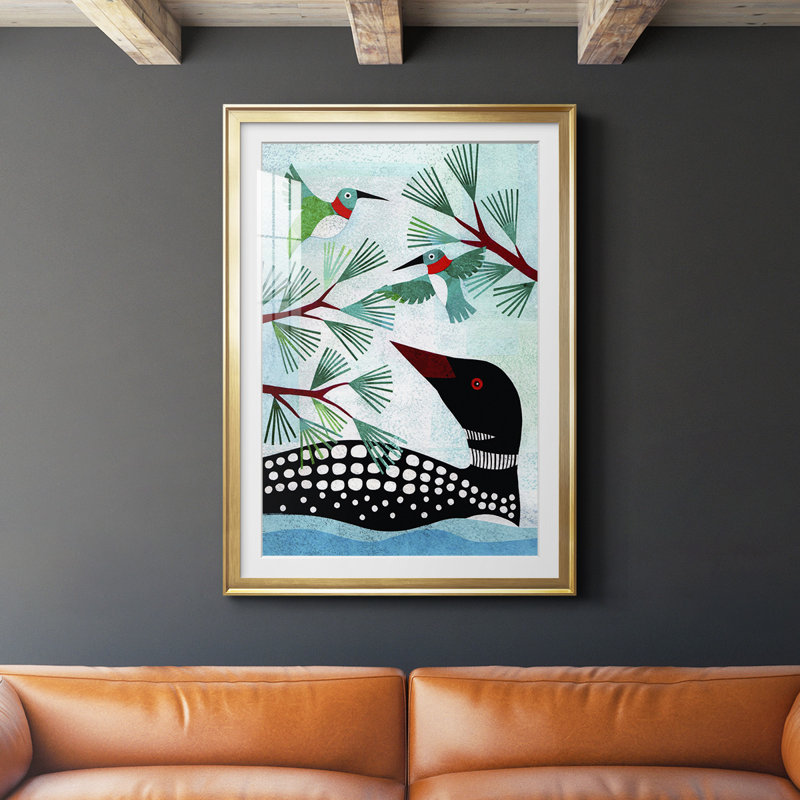 " Forest Creatures IX ", Gold Framed, 42.5" H x 30.5" W x 1" D