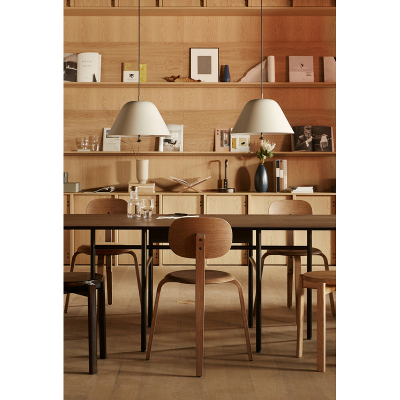 Snaregade Dining Table, Black, Black Oak