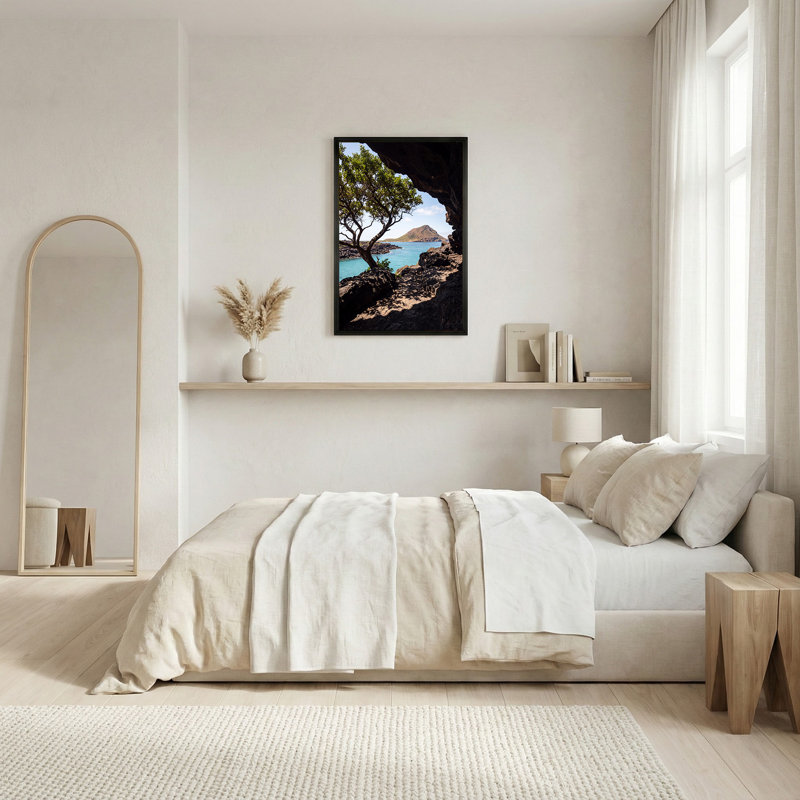 Art mural encadré par un arbre, 18"H x 12"W