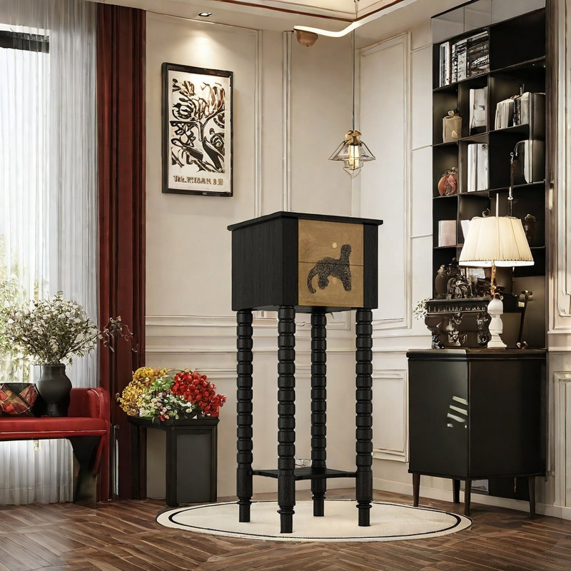 Buffet décoratif rétro français