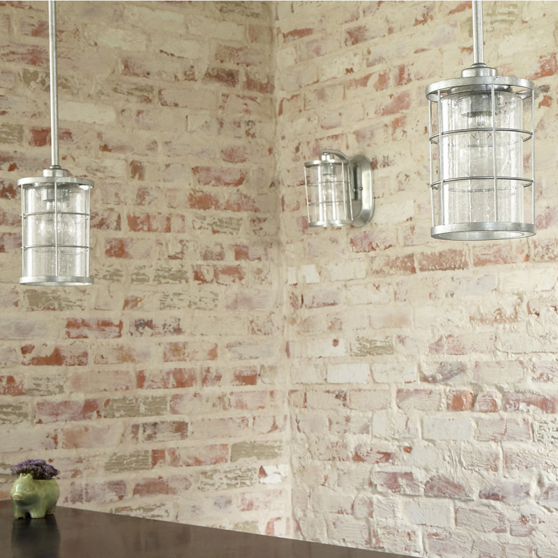 Balentine 1 - Light Lantern Pendant, Satin Nickel