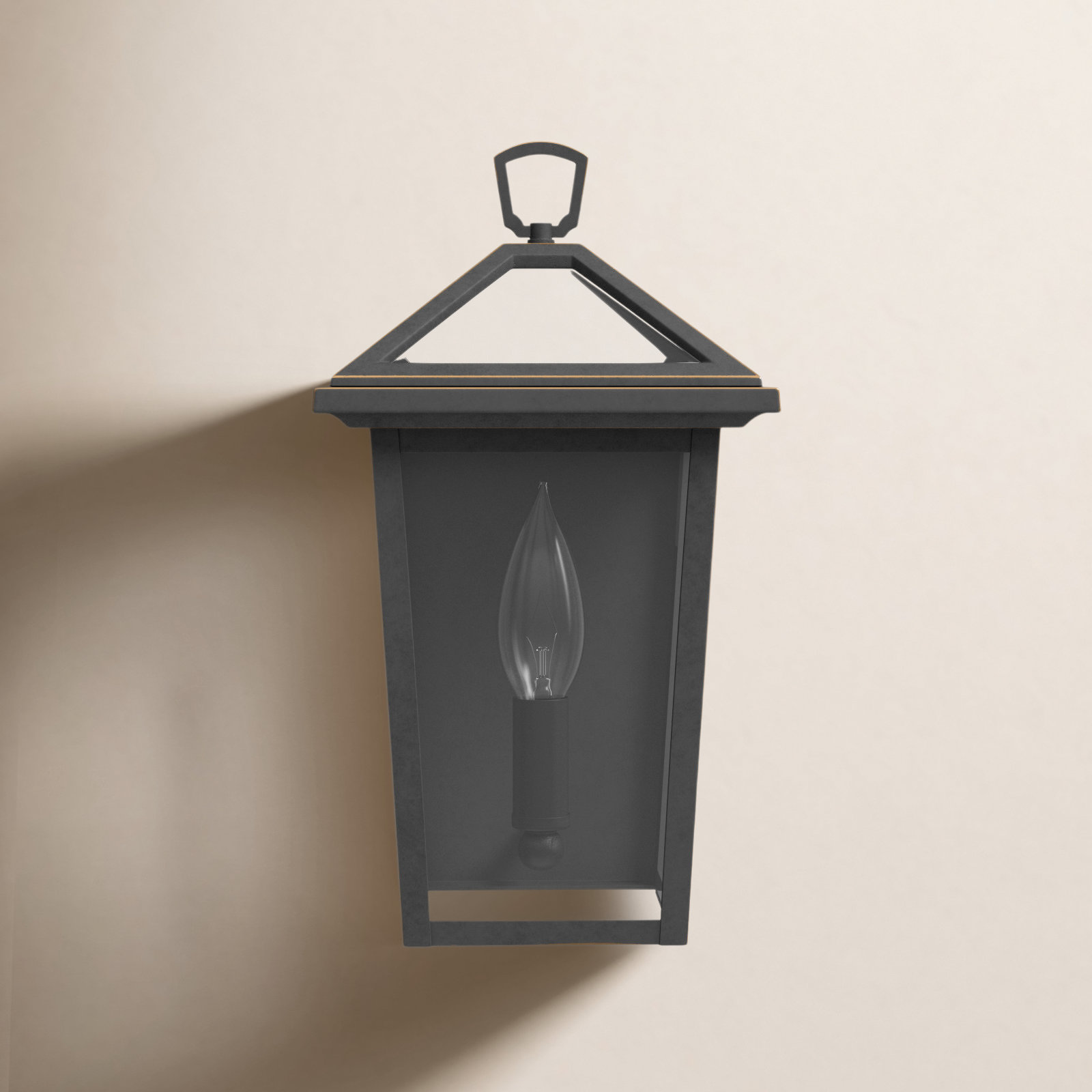 Lalla Single Light Empire Outdoor Wall Light, Oil Rubbed Bronze