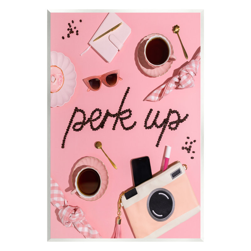 Perk Up Glam Coffees par Lish Creative, H 19 po x l 13 po x P 0,5 po
