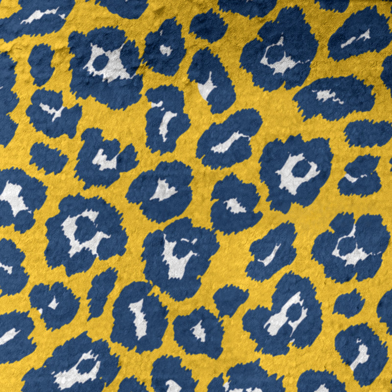 Lucida Bath Towel, Microfiber, Gold/White/Navy Blue