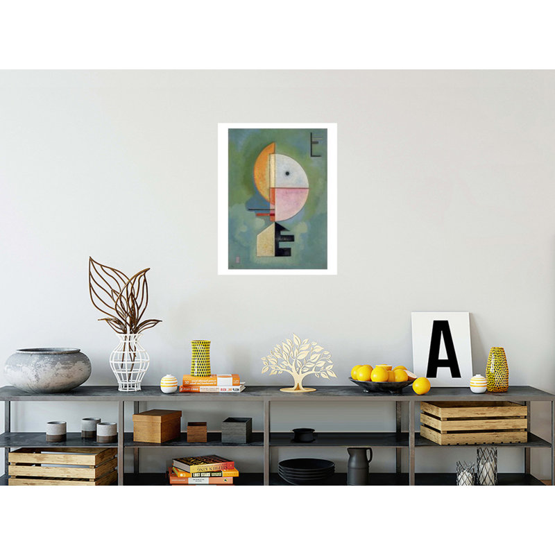 «Upward» par Vassily Kandinsky - Estampe numérique, H 28 po x l 22 po