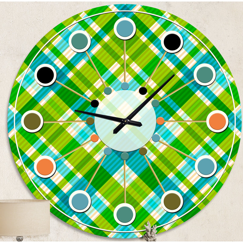 Horloge murale Tartan, Moyenne