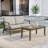 Polett Teak Outdoor Two-person Patio Set With Cushions And Side Table-459058469-459058465