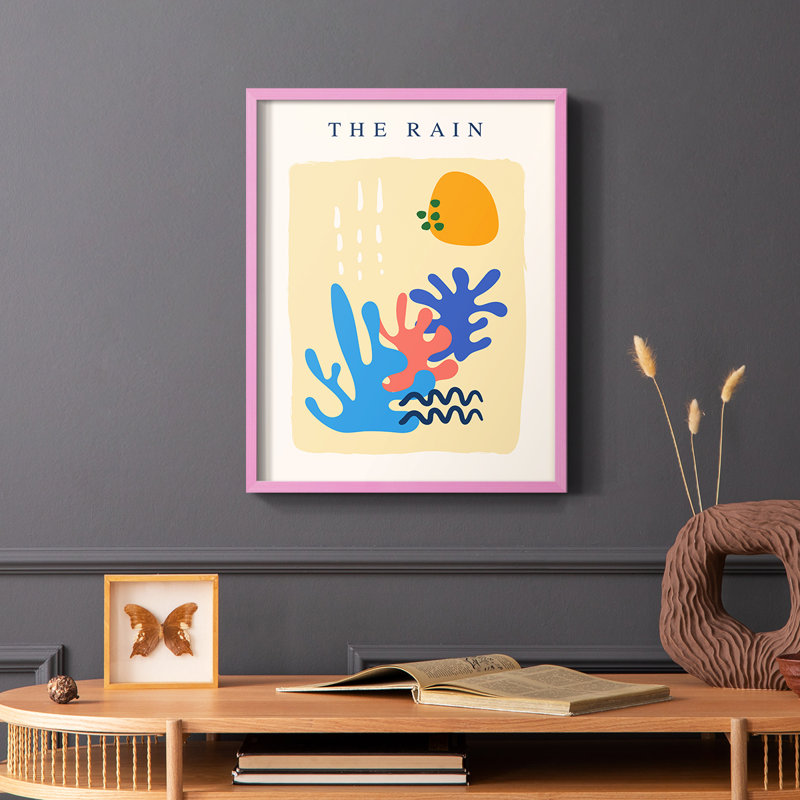 Matisse CDLXIV, reproduction encadrée - bois massif, Cadre doré simple, H 20 po x l 16 po