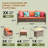 9 Piece Patio Outdoor Conversation Set With Swivel Chairs And Fire Pit Table-518568413