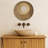 Round and Ribbed Double Layer Sandstone Wall Art, Large, Brown and Beige-1374491658-1374491657
