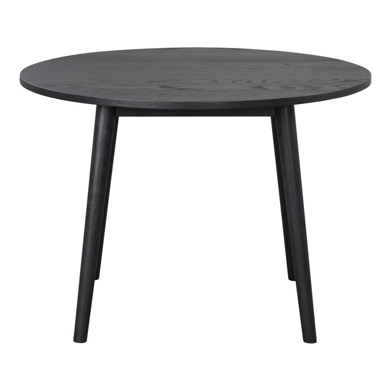 Angela Round Dining Table, Black