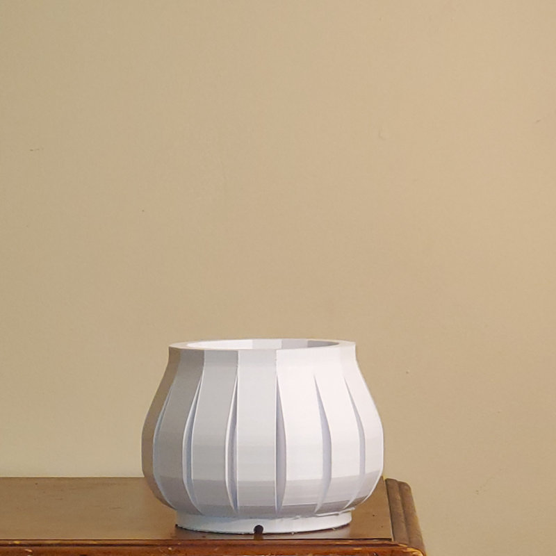 Handmade Pot Planter, White