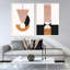 «Candrea Venice Abstract Duo - Set of 2» par Alexander Ginzburg, impressions murales encadrées-502402062-502401852