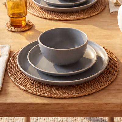 Rockaway 12 Piece Dinnerware Set