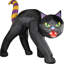 Décoration gonflable pour chat d'Halloween gonflable 20 pi avec lumières, gonflage extérieur, décoration d'Halloween Haunted Hill Farm