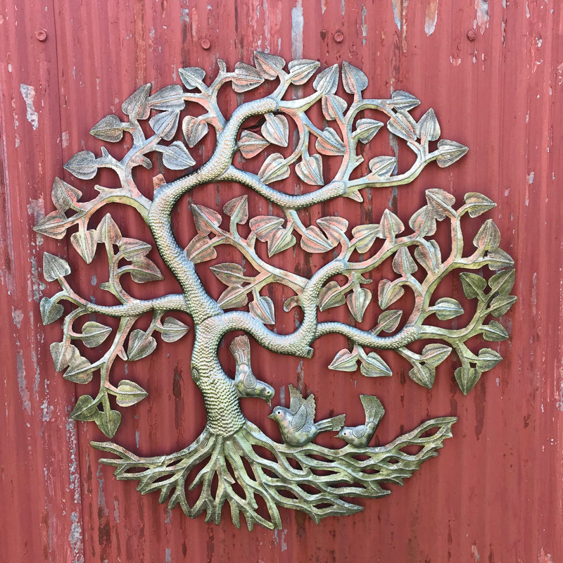 Décoration murale arbre de vie pour auvent