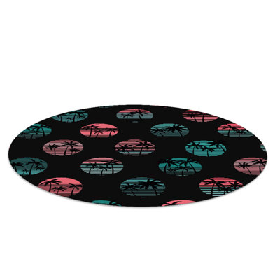 Kaycion Hard Floor Straight Round Chair Mat