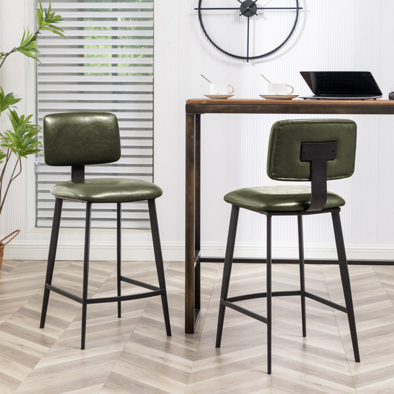 Tabouret de bar Breina, Vert
