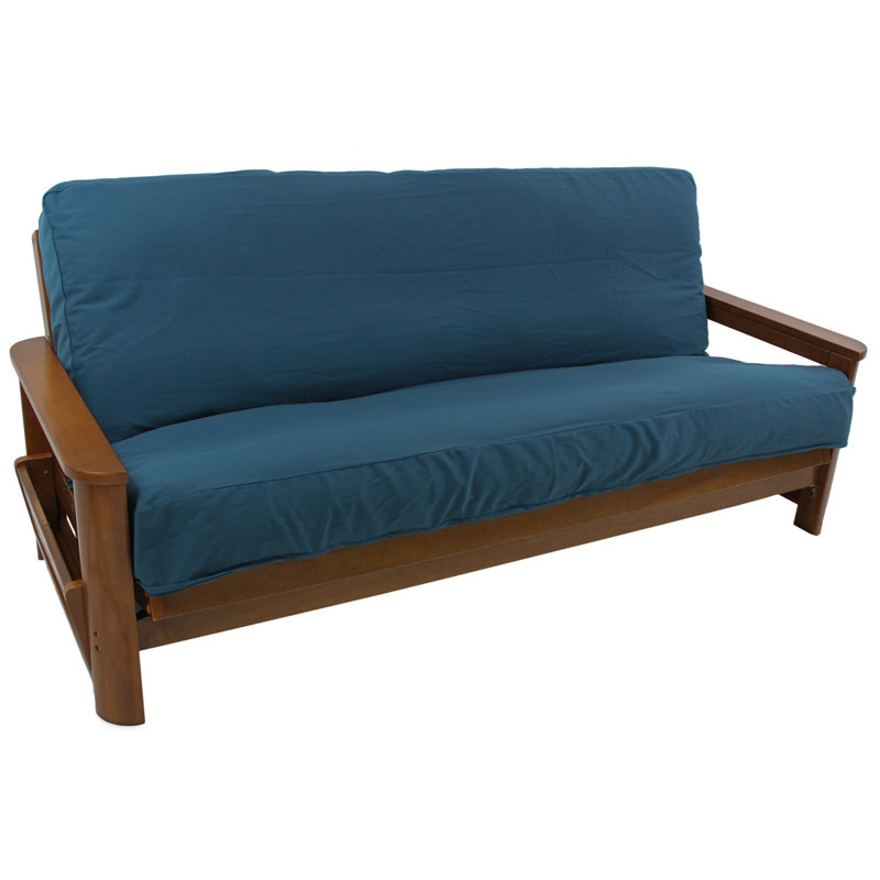 Housse pour futon à coussins carrés, Rouge