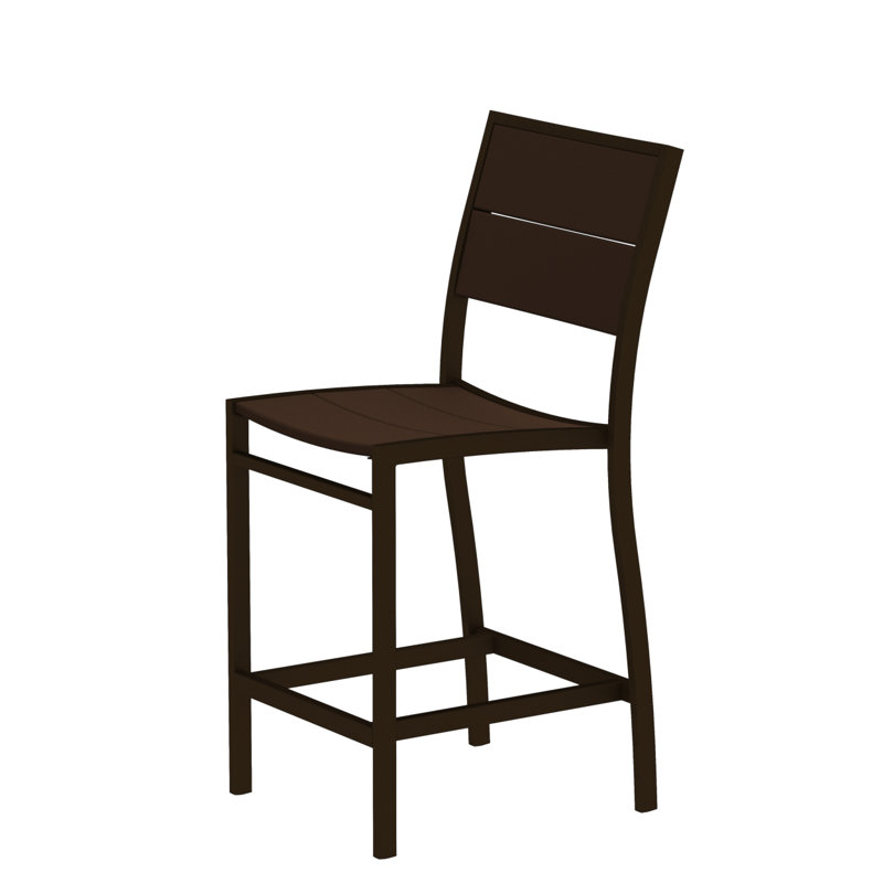 Chaise d'appoint POLYWOOD Surf City, Bronze texturé / Lanterne rétro